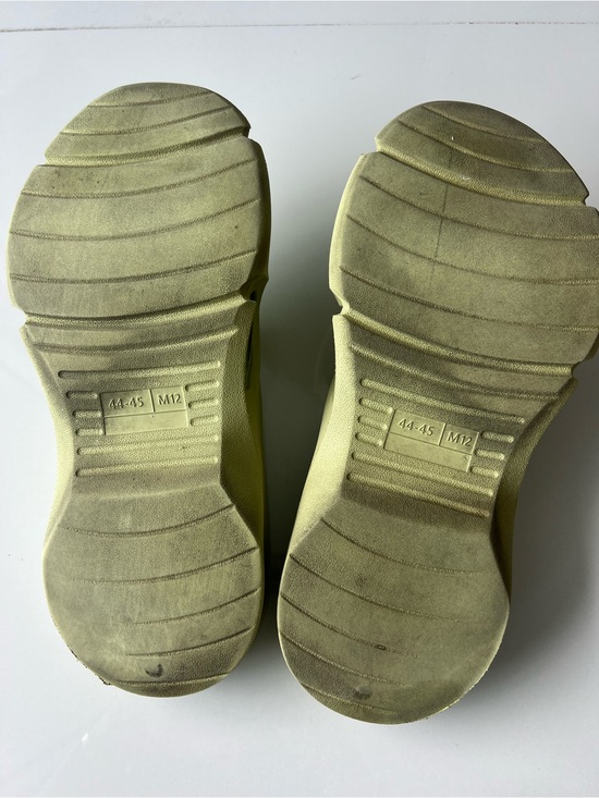 Balenciaga Men\'s Pale Lime Mold Foam Slide Sandals